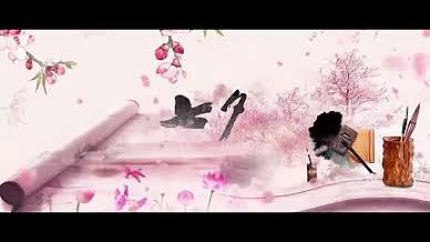 七夕情人节浪漫婚礼粉色心LED背景视频视频的预览图